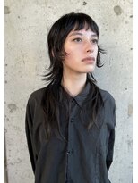 ランド(LAND)&nbsp;ウルフカット　デザインカット　レイヤーカット　ショートバング