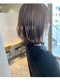 【VALLEY  hair  care&spa】大人可愛いミディアムボブ