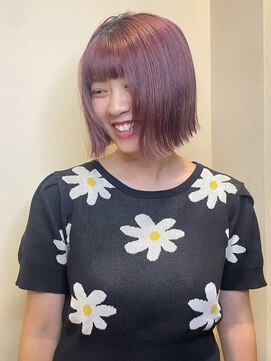 シオ ヘアー デザイン(Sio. hair design) 切りっぱなしボブ