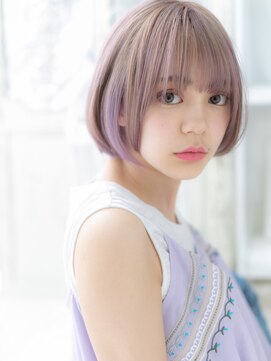 モッズヘア 越谷(mod's hair) ★ホワイトラベンダーエアーストレートミニボブ10代20代30代★10