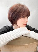 20代30代40代50代/丸みショート/クビレ/前髪あり/表参道
