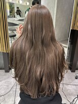 シティ(CITY) シアーベージュカラー×ロングレイヤーカット 【CHICA】