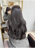 イメチェンハッシュカットフルバング似合わせレッドブラウン