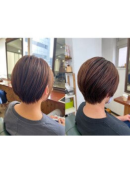 【元住吉】ショートスタイルはシルエットが命♪乾かすだけでまとまる、再現性の高いカット技術に感動！