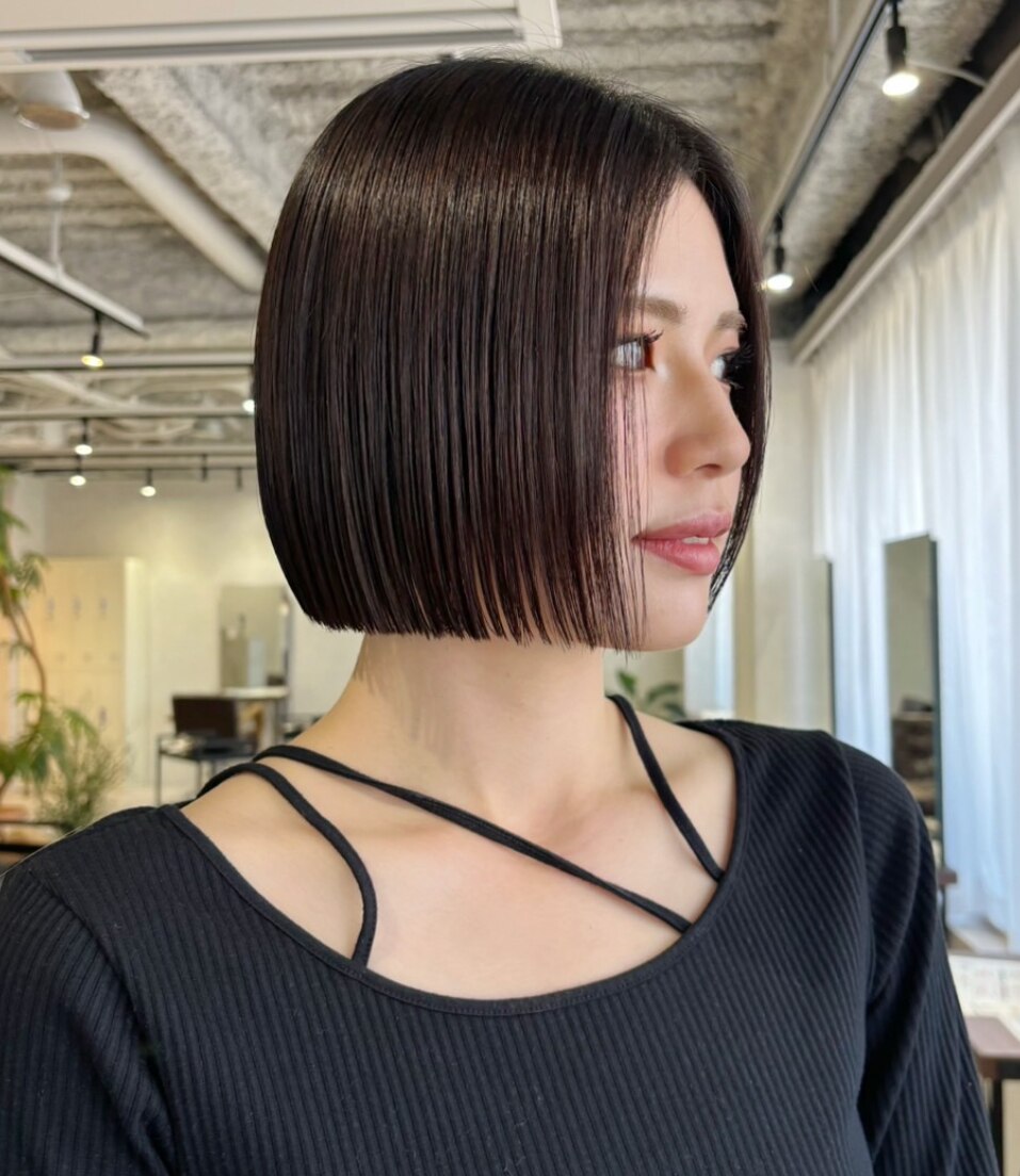 【平日限定】透明感ツヤカラー＋似合わせ小顔カット＋トリートメント \8900