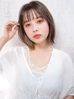 シド 表参道(s.i.d)&nbsp;大人可愛いイメチェンヘア/外ハネボブ/ワイドバング/美髪ヘア