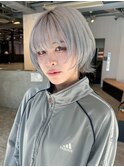 くびレイヤーブルーシルバーフレンチカジュアル_ba500342