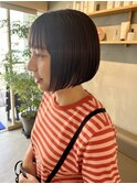 ボブ　大人ボブ　髪質改善ストレート
