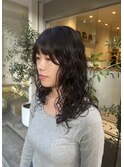 しっかりなみなみウェーブパーマ！