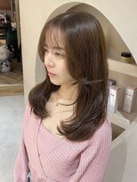 ヒビヲ(HIBIO) ハイトーンミルクティーベージュオレンジベージュカラーピンク