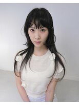 ローレン(LOREN)&nbsp;黒髪/ボブルフ/ネビージュ/小顔/ワンレン/栄/髪質改善/前髪