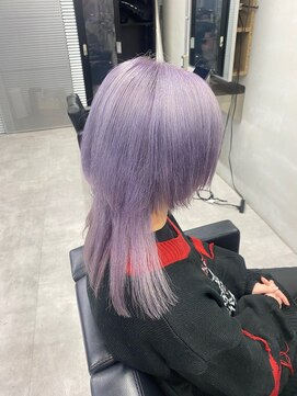 イロハ(IROHA) ペールパープル×ロングウルフ