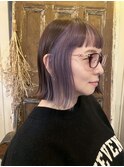 くびれボブ×インナーカラー