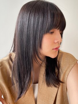 ガーデン 銀座(GARDEN) ワイドバング ブルーブラック 美髪 ストレートヘア