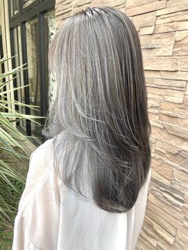ヘアドゥーポジャ 藤岡店(hair Do poja) 白髪ぼかしハイライト