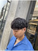 波巻きパーマツイストスパイラルシャドウパーマフェザーパーマ