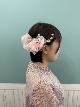 フェイス(faith) ボブお呼ばれアレンジ