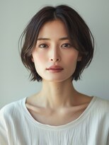 トリッカ 代官山(tricca)&nbsp;ナチュラルショートボブ／レイヤーショート／抜け感ヘア