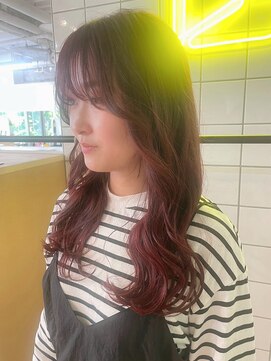 ラヴィズム 小新店(LUVISM) 韓国/顔周りレイヤー/ブリーチ/ベージュ/ダブルカラー/西区/小新