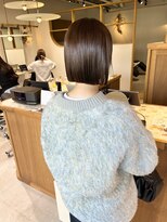 リコ(RICO)&nbsp;切りっぱなしボブ×オリーブベージュ