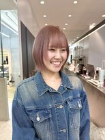 ロンドシエル 横浜(Lond ciel)&nbsp;ボブ/レイヤーカット/ハイトーン/ピンクベージュ