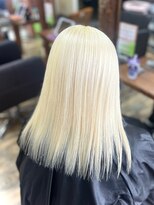 イエローコーン 横浜店(YELLOW CORN) 抜きっぱなし【横浜/ダブルカラー/ケアブリーチ/抜きっぱなし】