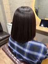 こんなところに美容室 ボルドーカラー×メテオ