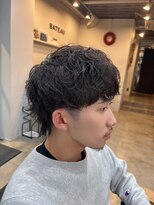 バトー バイ トリコ 船橋北口店(BATEAU by tricot)&nbsp;メンズ × ショートウルフパーマ