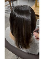 アグ ヘアー ギャビー 長泉店(Agu hair Gabby)&nbsp;佐藤秋斗-ハイライト毛に縮毛矯正