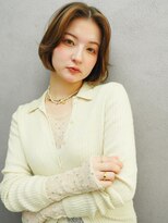 カンナ(Canna)&nbsp;デジタルパーマ/前髪/ミルクティーブロンド/髪質改善/TOKIO/20代