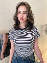 アクシス 栄店(`AXIS)&nbsp;ワンホンレイヤー/ミルクティーブロンド/ダークブルー/栄矢場町
