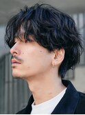 原宿メンズパーマフェザーパーマシャドウパーマセンターパート
