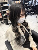 ヘアーデザイン ジェルム(Hair Design germe)&nbsp;シルバーインナーカラー
