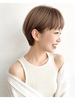 ウィールール 札幌店(WE RULE)&nbsp;札幌ショートボブ×透け感ブラウン｜30代40代大人美人ショート