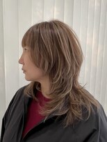 ユウヘアー 師勝店(U Hair)&nbsp;ベージュハイライトカラー