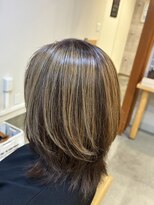 ノリータヘアラボ(NoLITA hair labo) “ハイライトカラー”寒色系アッシュベース