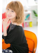 トゥルース アリオ市原店(Hair&Make TRUTH)&nbsp;大きめカールで小悪魔ミディアム