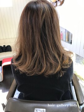 ヘアーギャラリー インディ(hair gallery indy) ハイライトグレージュ