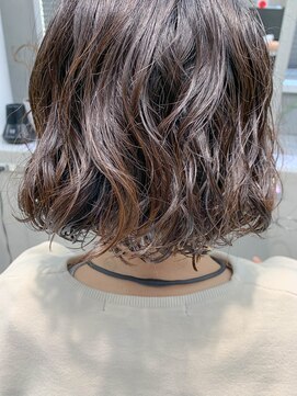 テトヘアー(teto hair) bob(パーマ、ボブ、カジュアル、簡単スタイリング)