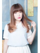 美容室ヘア マックス 鳥取店&nbsp;【美容室へアマックス 釧路】大人可愛い ストレート セミディ