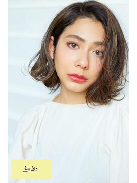 ラレイ(Lalei) 表参道駅/青山　大人かわいいボブ/ハイライト　辻幸奈