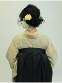 和泉美佳　卒業式  ゆるっとアレンジ(着物・袴)