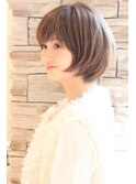 【３０代・４０代・５０代】丸みが綺麗な小顔ショート