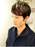 メンズカジュアルニュアンスマッシュ[田町駅]<理容室>