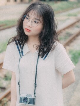 マルカ 調布(marca) 大人ガーリーウェーブ×小顔バング