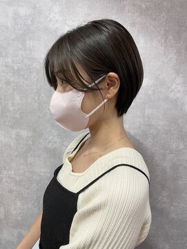 シールドヘアー 沖縄 新都心(C'LD Hair) 【 C’LD 】お客様スタイル_まとまるミニショートボブ
