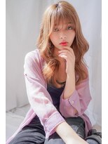 アンジェリカラボ 梅田店(ANGELICA LABO)&nbsp;ミルクティーベージュ　レイヤー