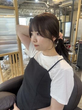 アリスバイアフロート 自由が丘(ALICe by AFLOAT) 結んでも可愛いお顔周りカット/グレージュ