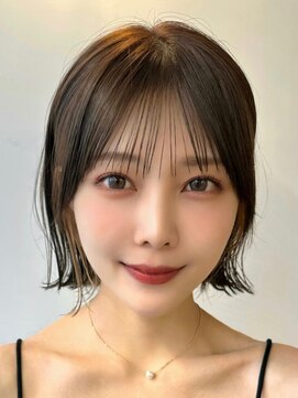 サンドシーン(sand scene) ボブ/インナーカラー/縮毛矯正髪質改善/ショートボブ/白髪ぼかし