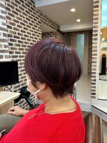 ロク 白楽(rocu)&nbsp;前髪/マチルダボブ/ピンクベージュインナー/グレージュ[白楽駅]